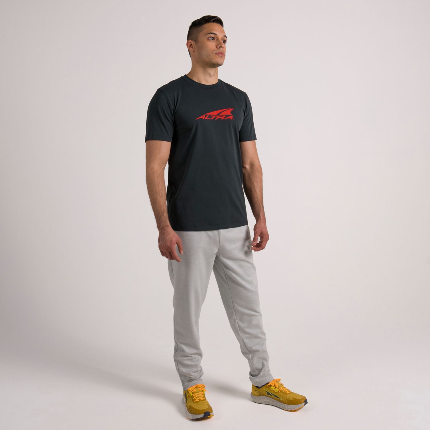 Altra Everyday Recycled T-shirts Heren Zwart | Belgie-32597409