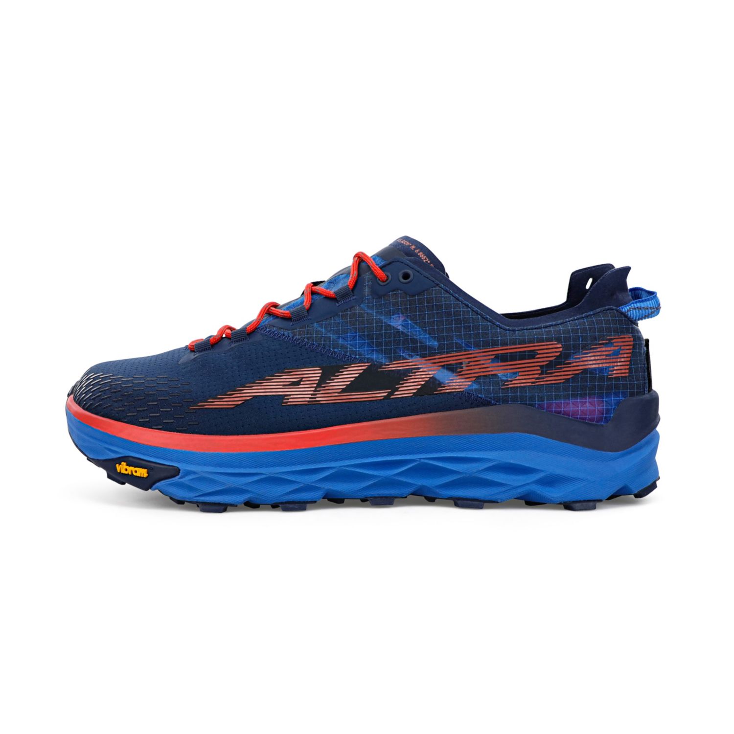 Altra Mont Blanc Trailrunning Schoenen Heren Blauw Rood | Belgie-10596239