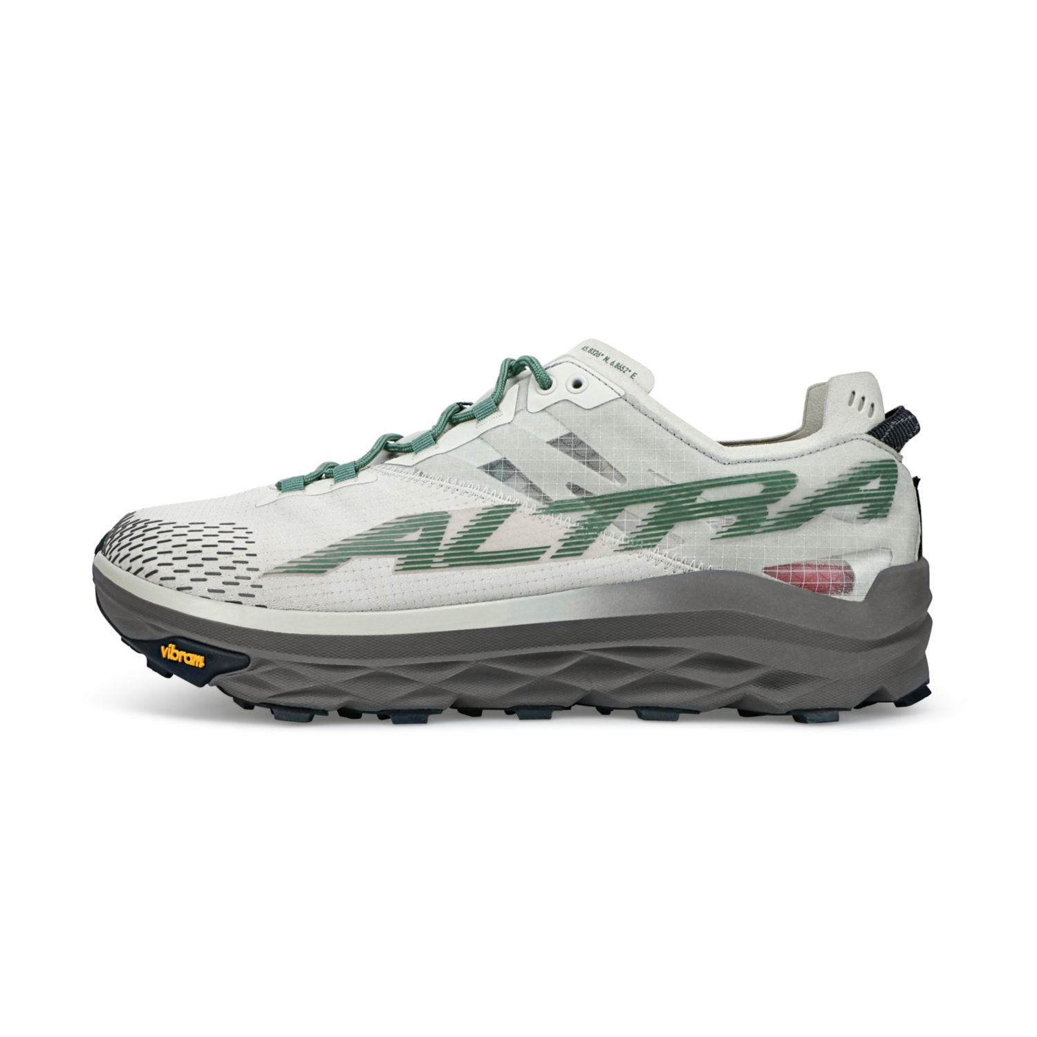 Altra Mont Blanc Trailrunning Schoenen Heren Grijs Groen | Belgie-47985369