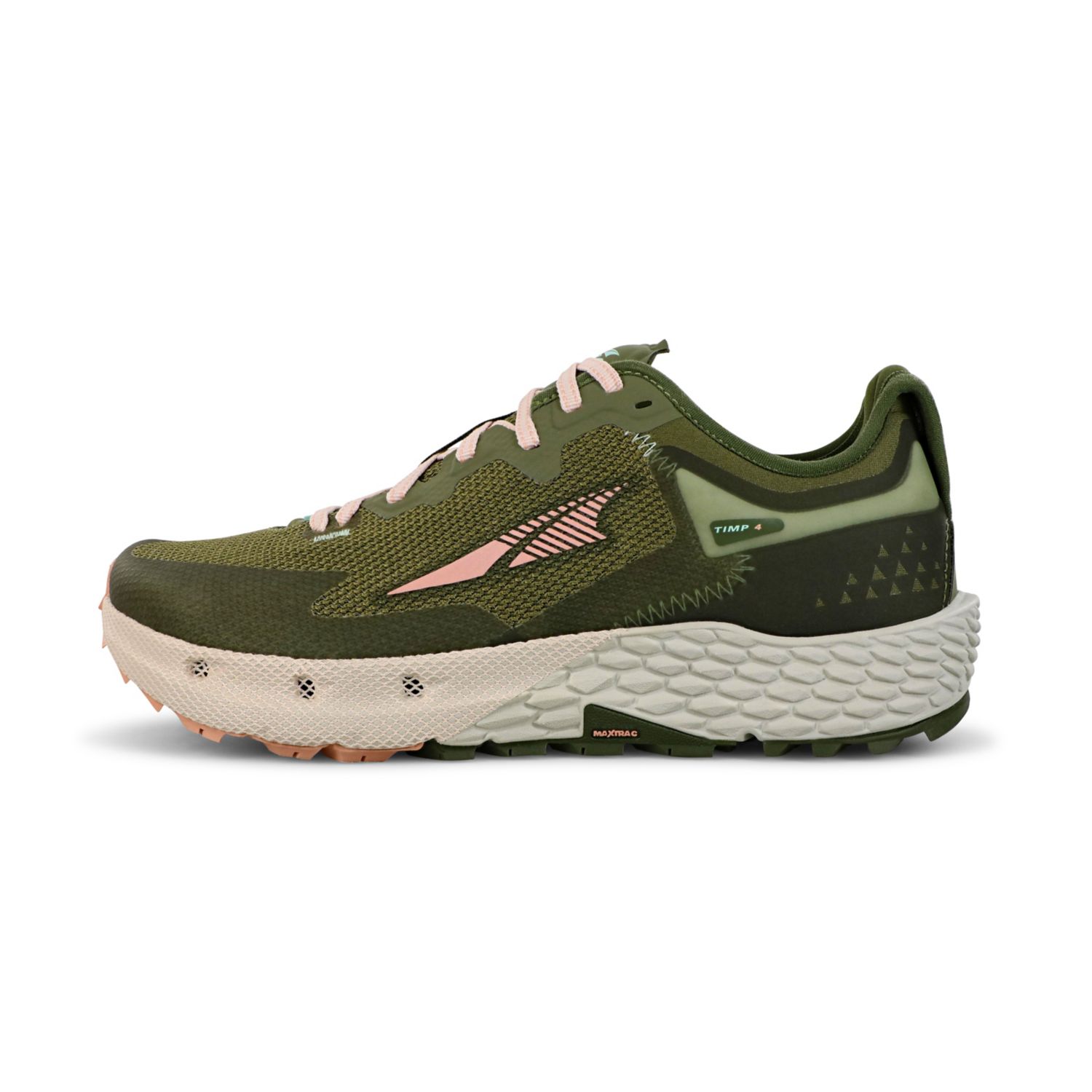 Altra Timp 4 Trailrunning Schoenen Dames Olijfgroen | Belgie-54983609