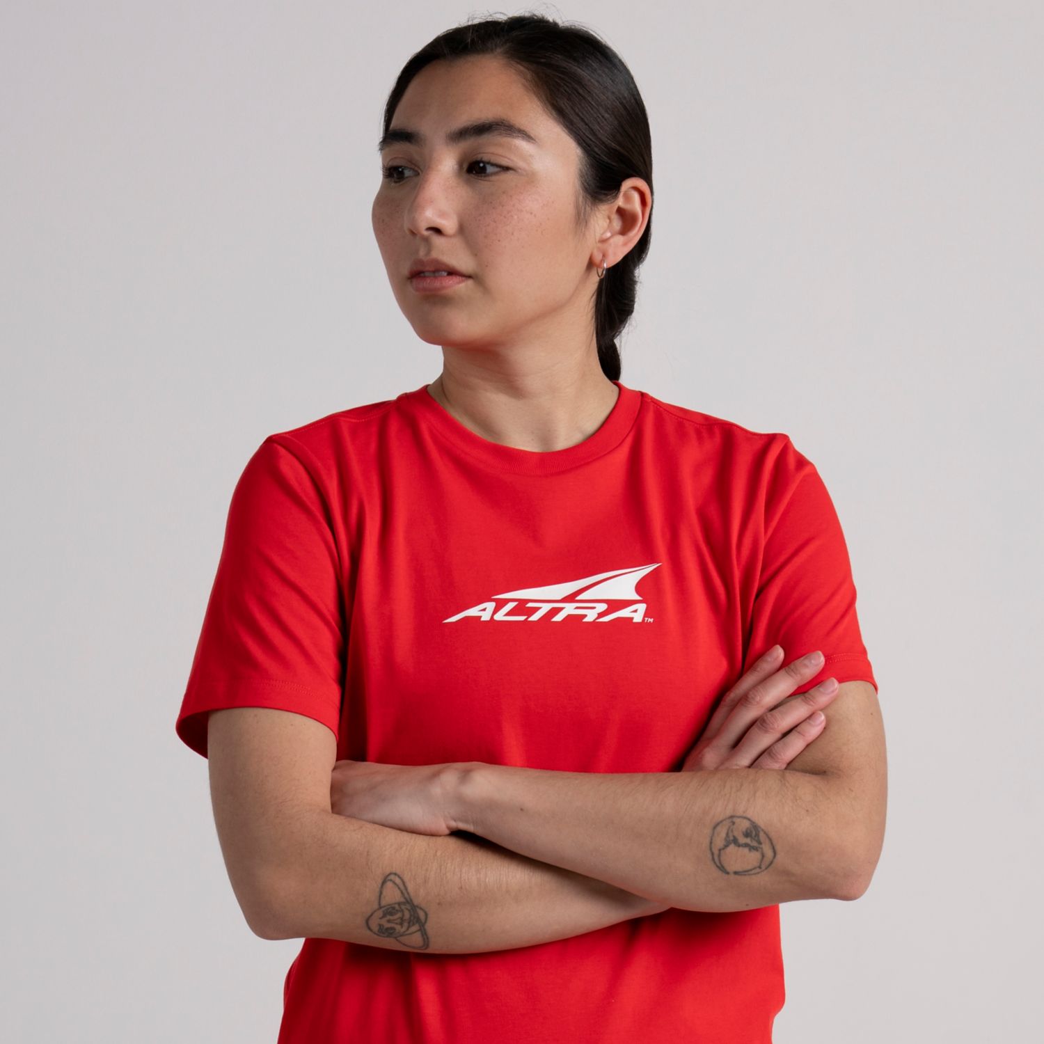 Altra Everyday Recycled T-shirts Dames Rood | Belgie-98034269