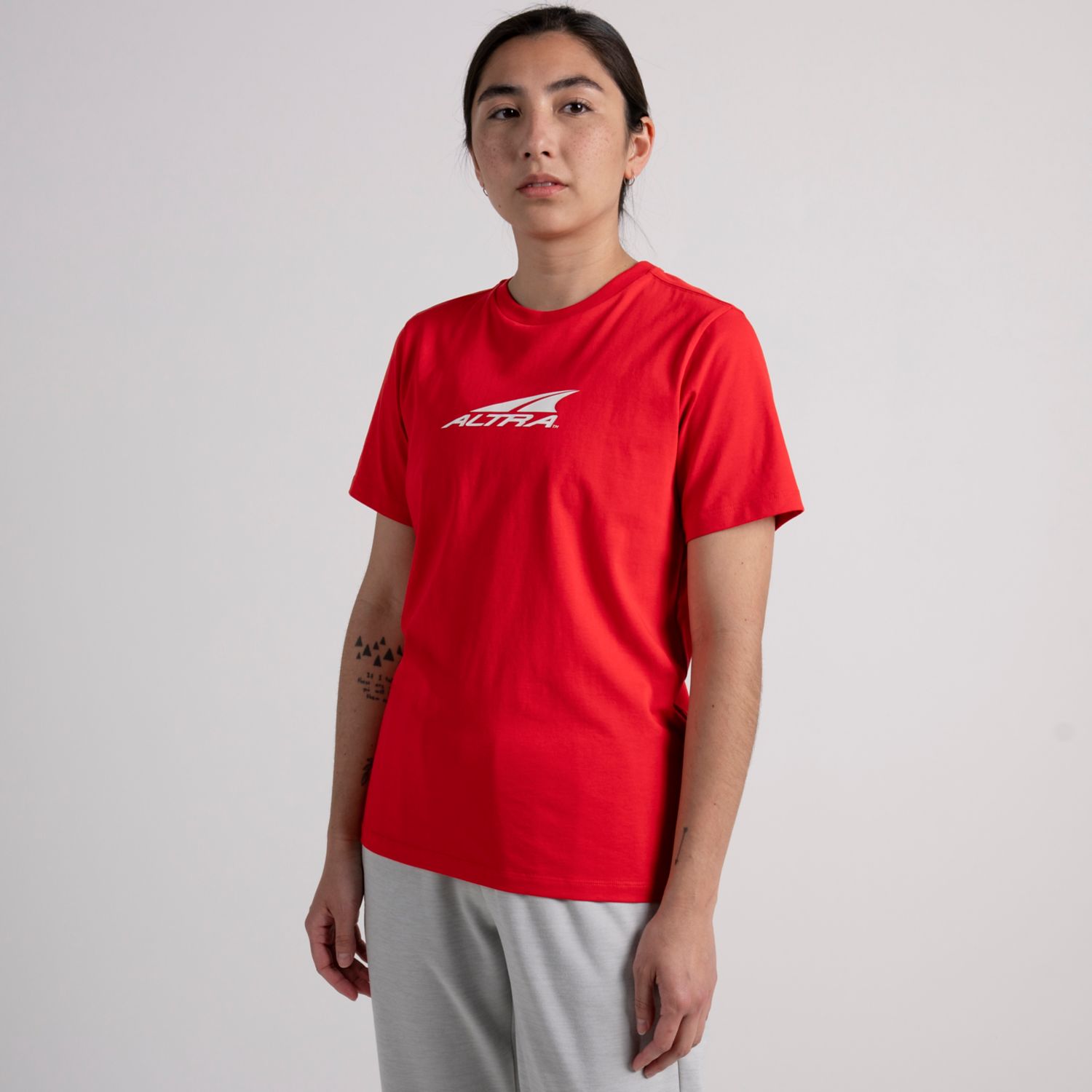 Altra Everyday Recycled T-shirts Dames Rood | Belgie-98034269