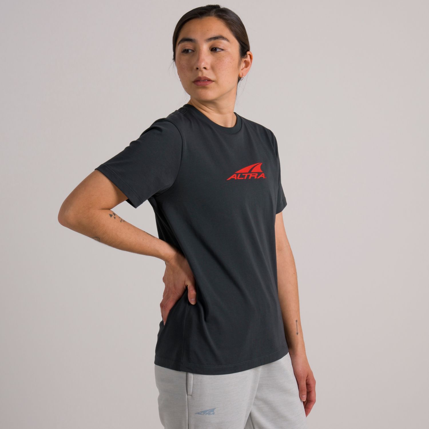 Altra Everyday Recycled T-shirts Dames Zwart | Belgie-90217549