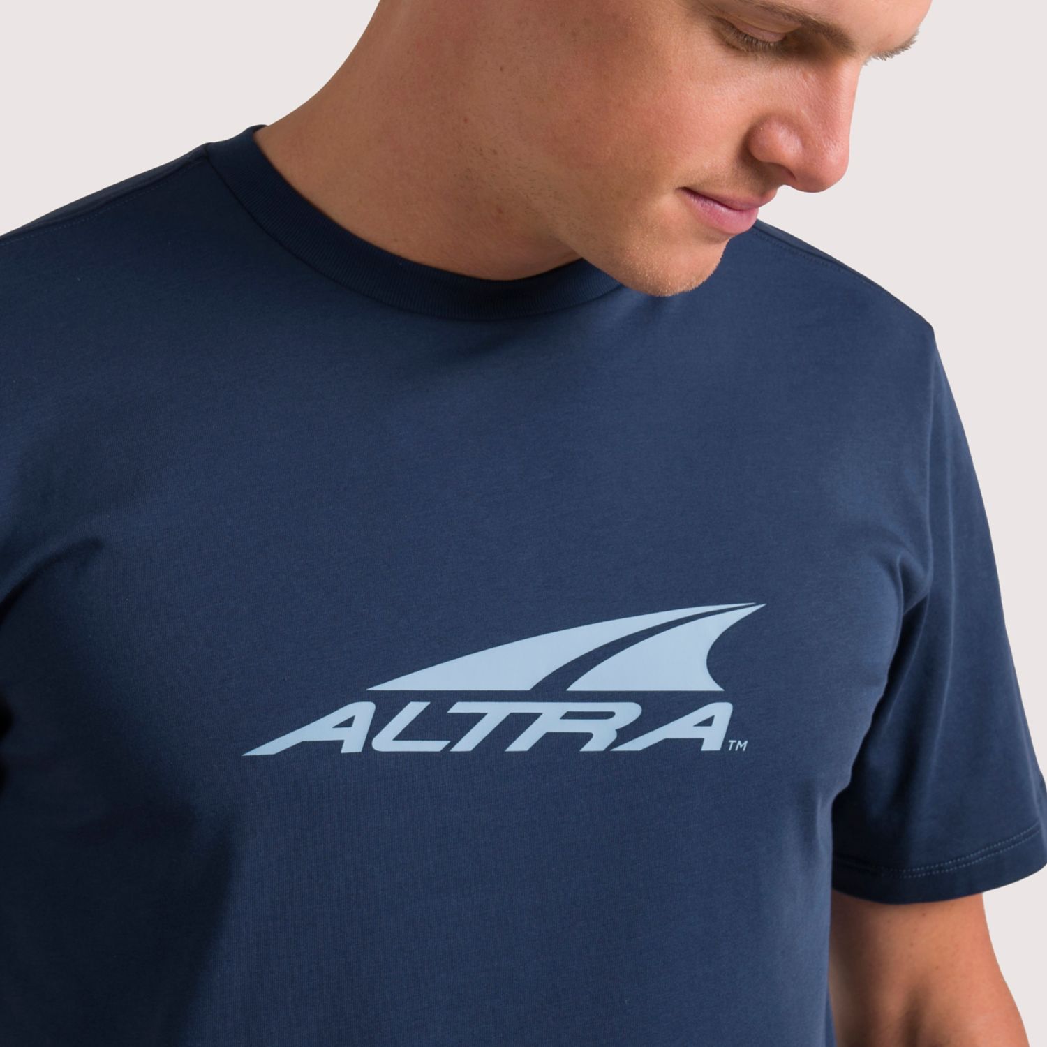 Altra Everyday Recycled T-shirts Heren Blauw | Belgie-61920379