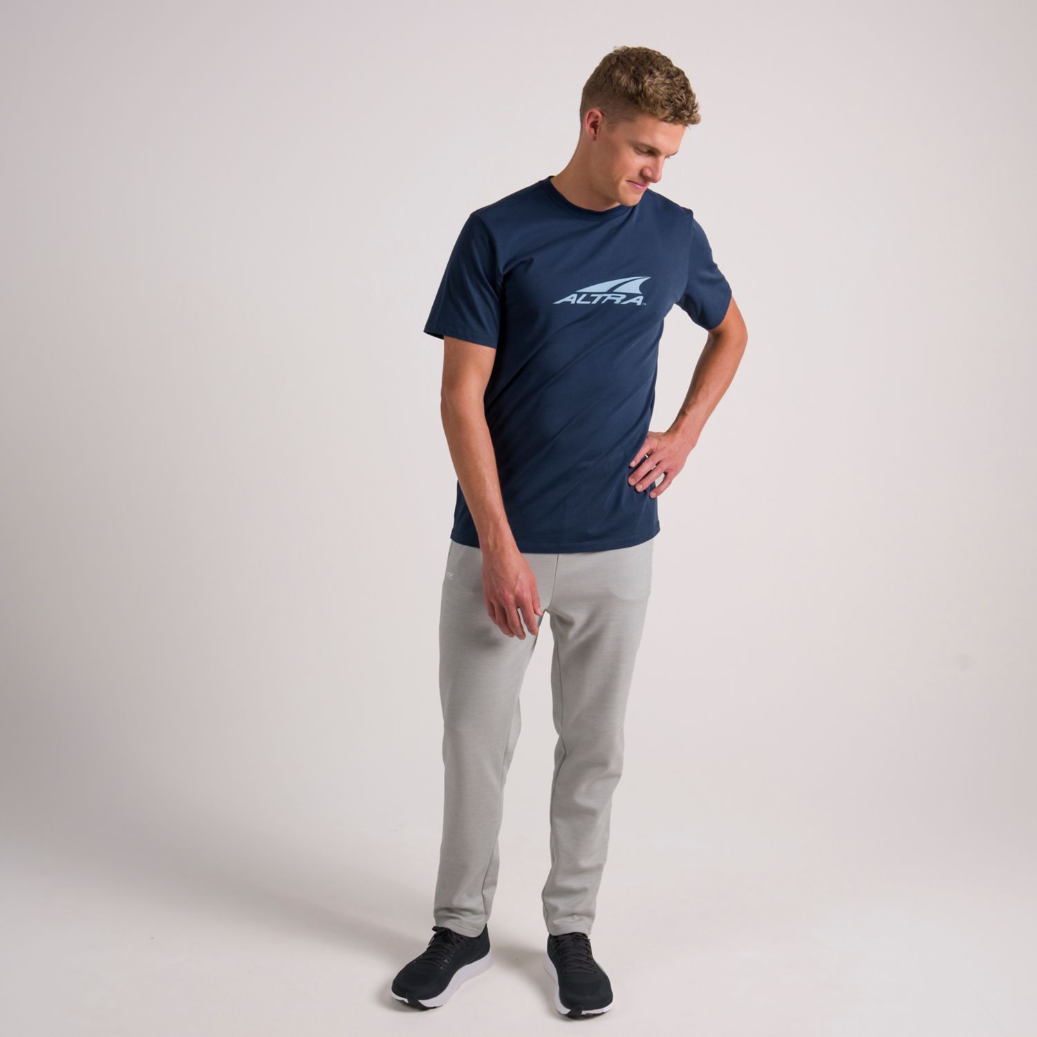 Altra Everyday Recycled T-shirts Heren Blauw | Belgie-61920379