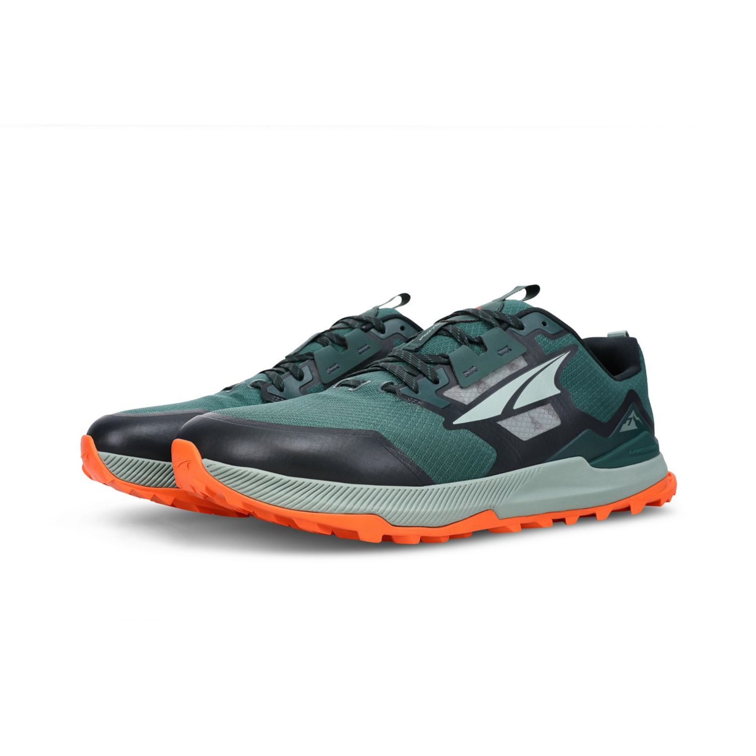 Altra Lone Peak 7 Trailrunning Schoenen Heren Groen Zwart Oranje | Belgie-24768539