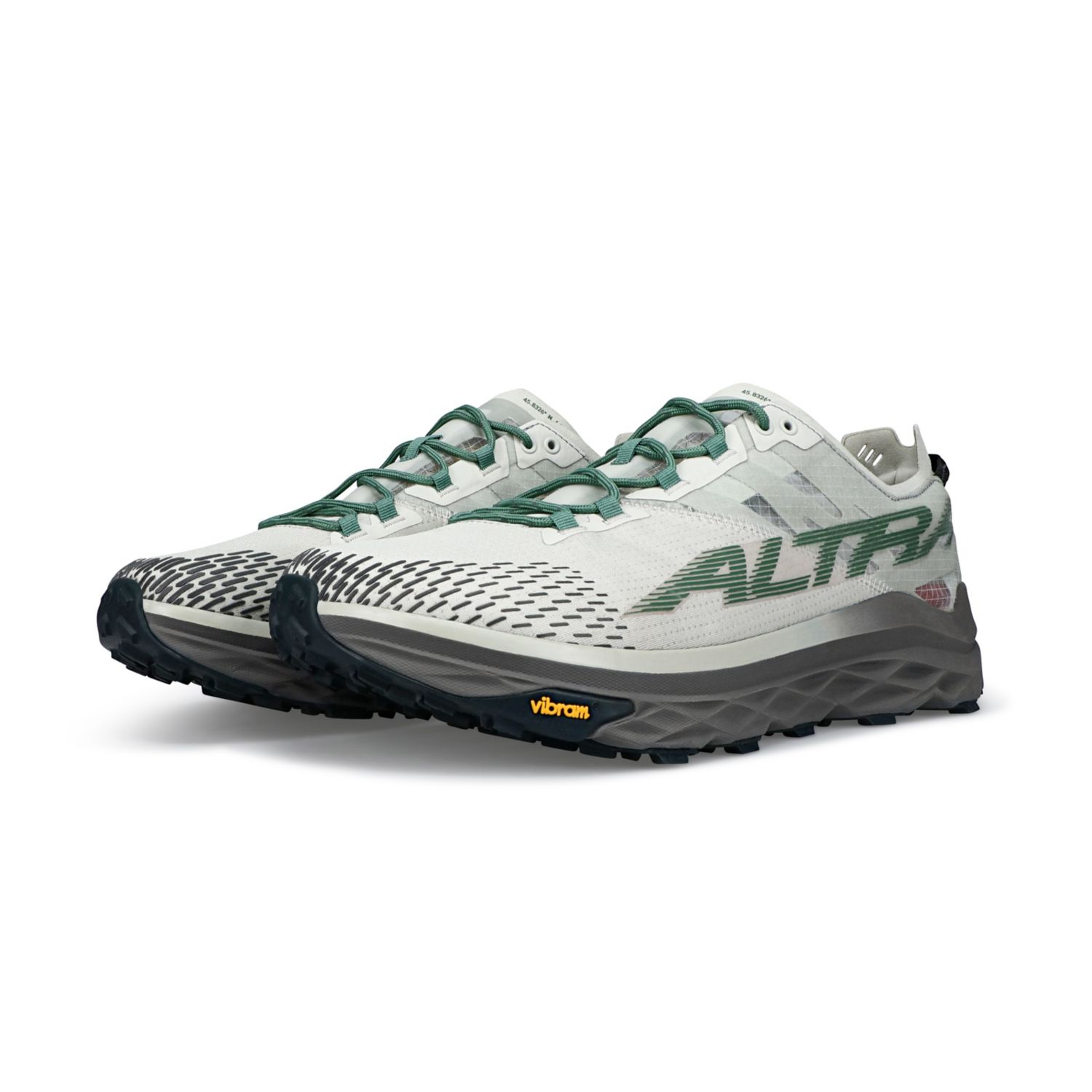 Altra Mont Blanc Trailrunning Schoenen Heren Grijs Groen | Belgie-47985369