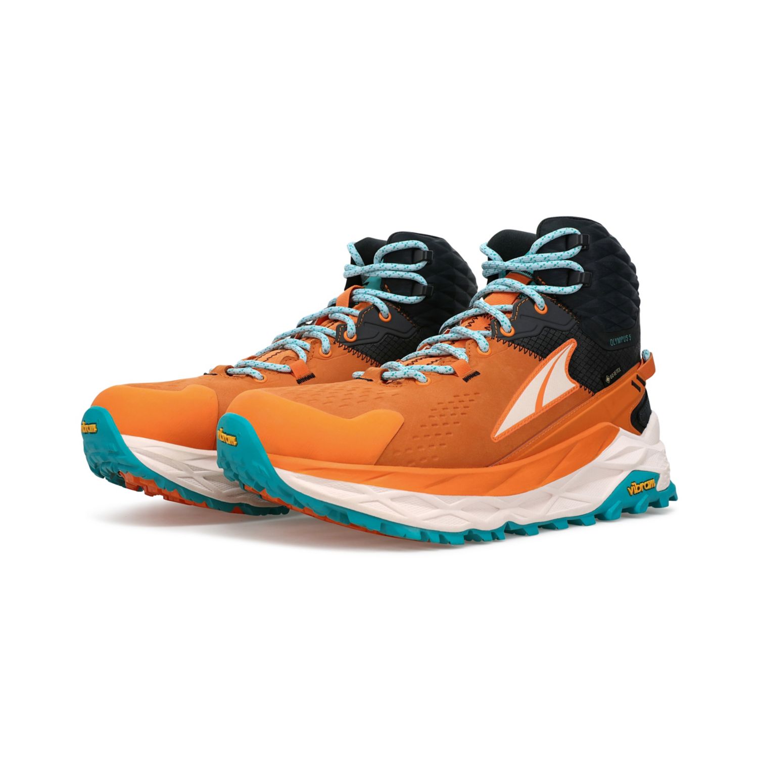 Altra Olympus 5 Hike Mid Gtx Wandellaarzen Dames Oranje Grijs | Belgie-59271369