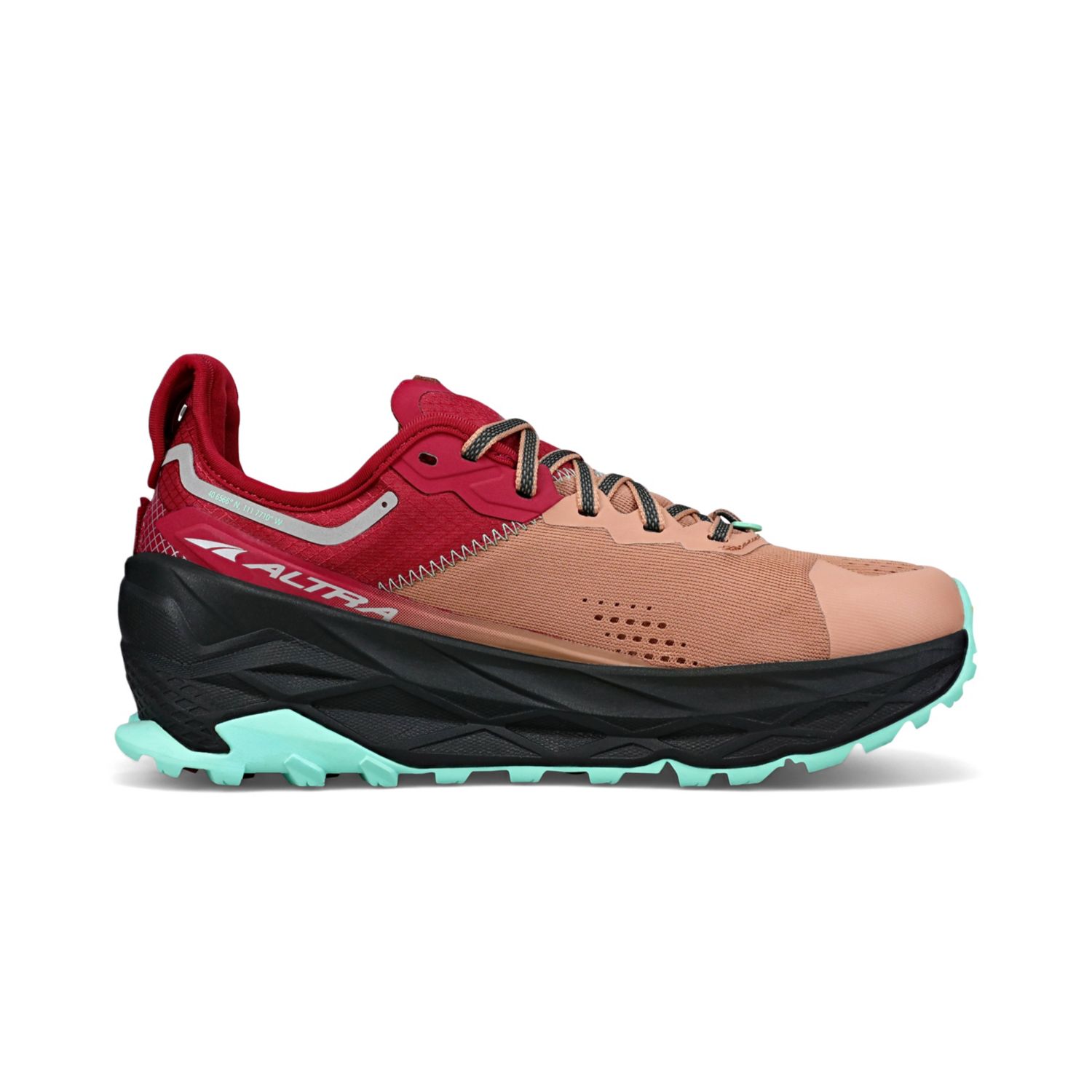 Altra Olympus 5 Trailrunning Schoenen Dames Bruin Rood | Belgie-46513879