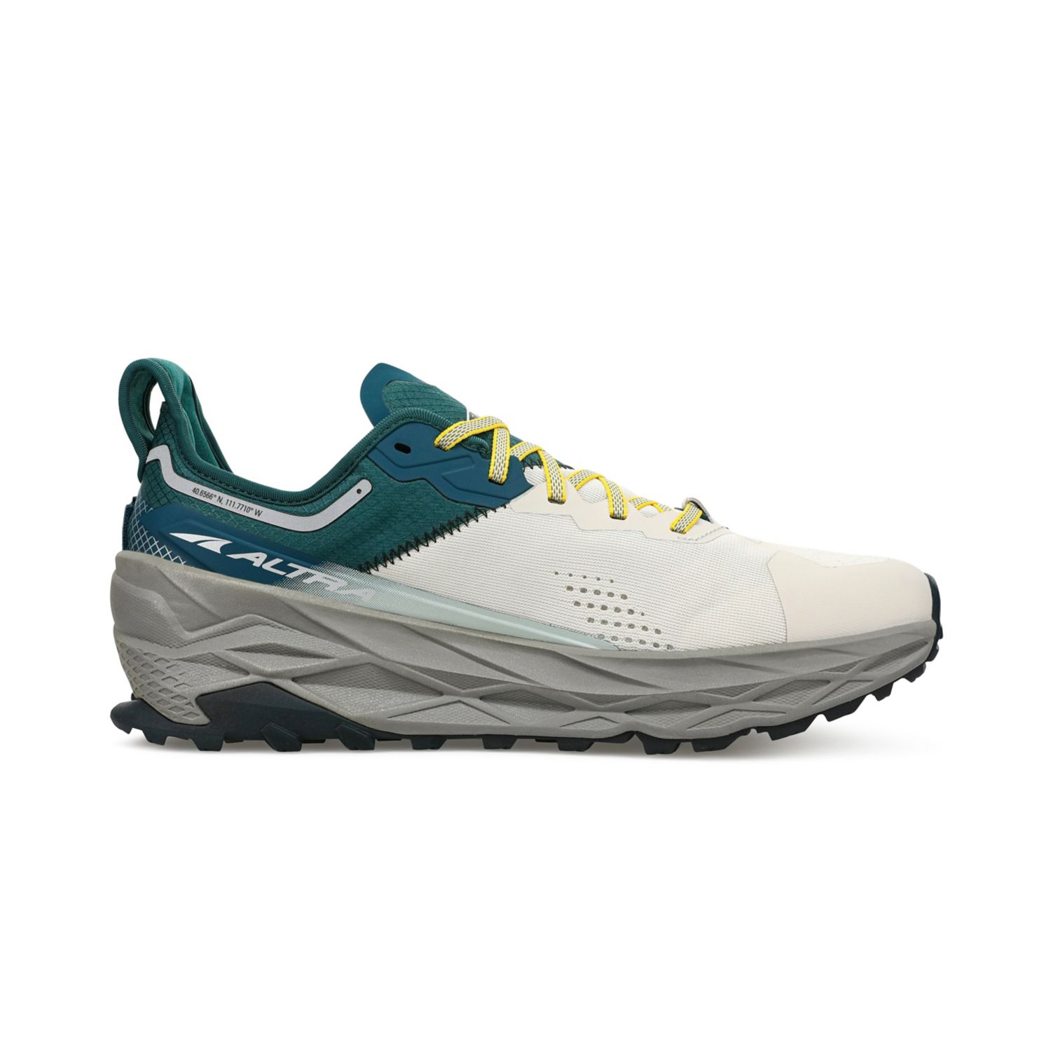 Altra Olympus 5 Trailrunning Schoenen Heren Grijs Turquoise | Belgie-56179209