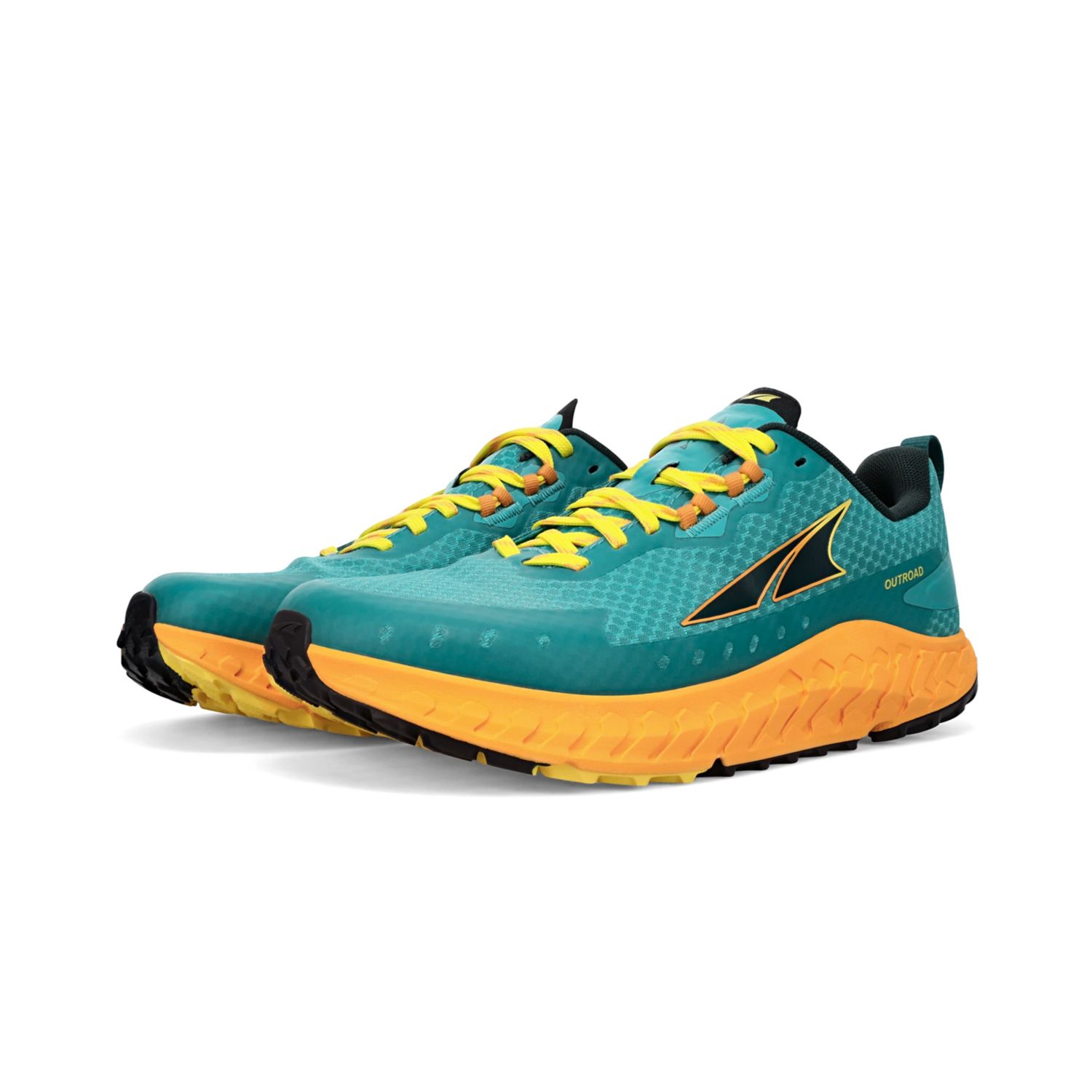 Altra Outroad Road Loopschoenen Dames Turquoise Geel | Belgie-17205489