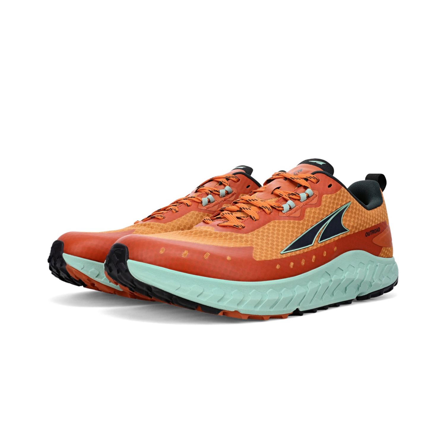 Altra Outroad Trailrunning Schoenen Heren Groen Oranje | Belgie-64273059