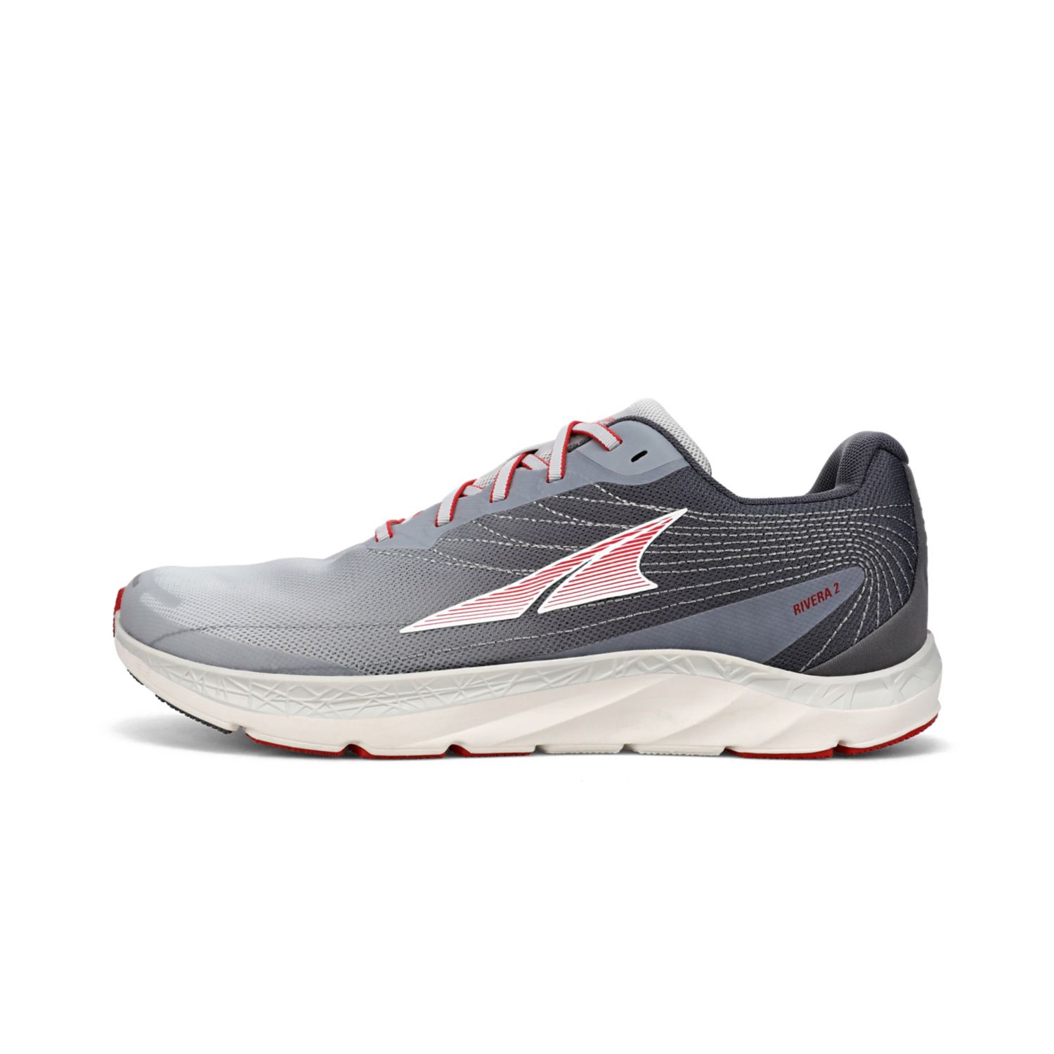 Altra Rivera 2 Sneakers Heren Lichtgrijs Rood | Belgie-71396589