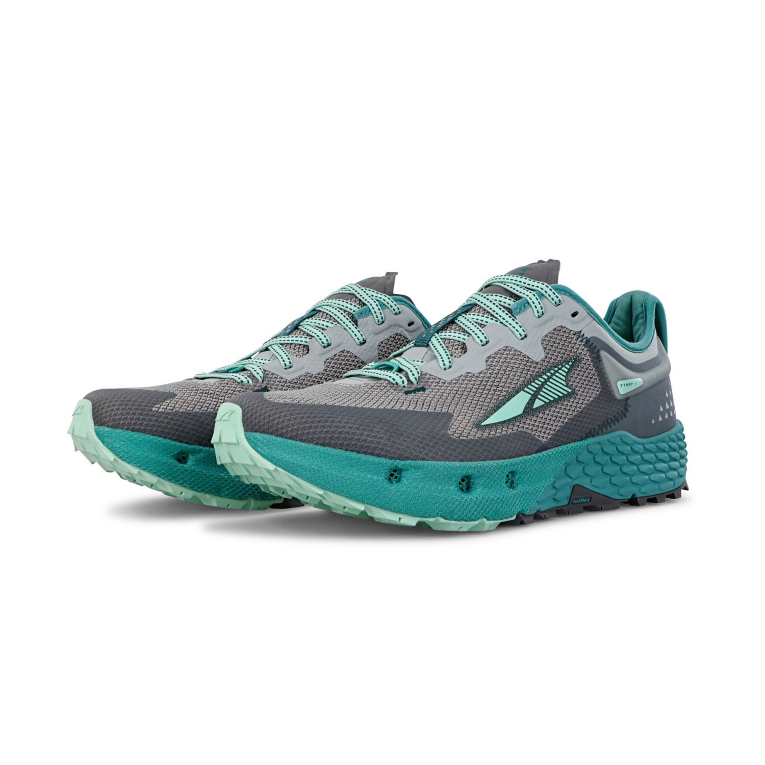 Altra Timp 4 Trailrunning Schoenen Dames Grijs Turquoise | Belgie-41395789